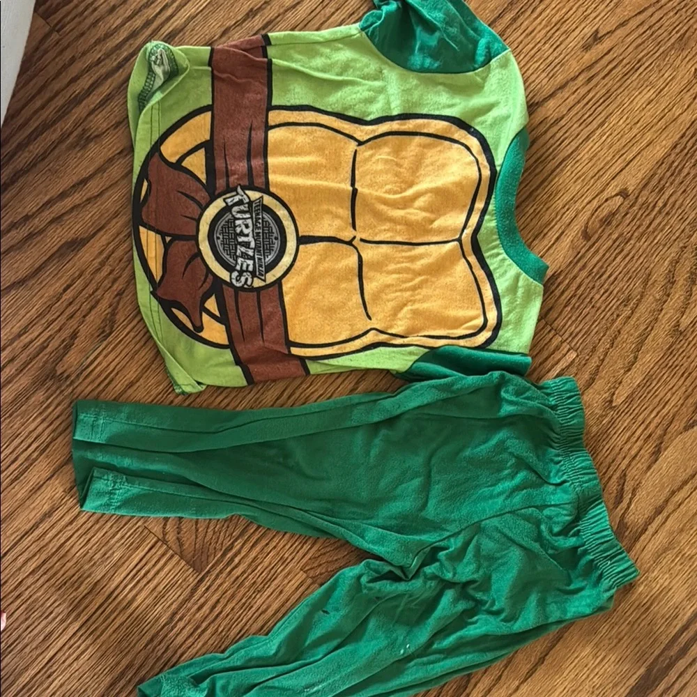 Kids Ninja Turtle Costume Set - Green - Picture 1 of 1